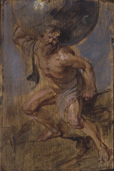Atlas Supporting the Heavens by Peter Paul Rubens